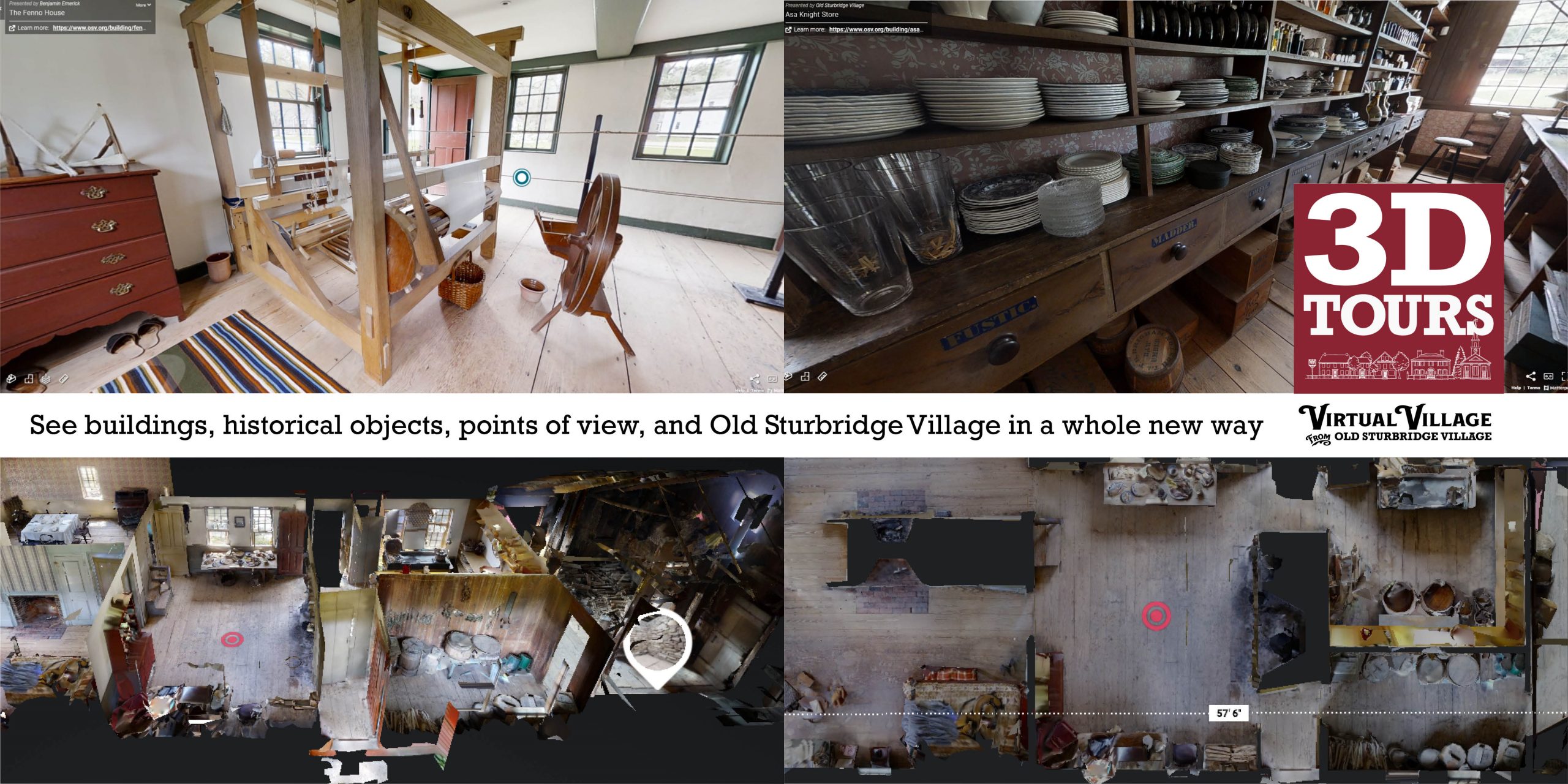 Screenshots from 3D Tours